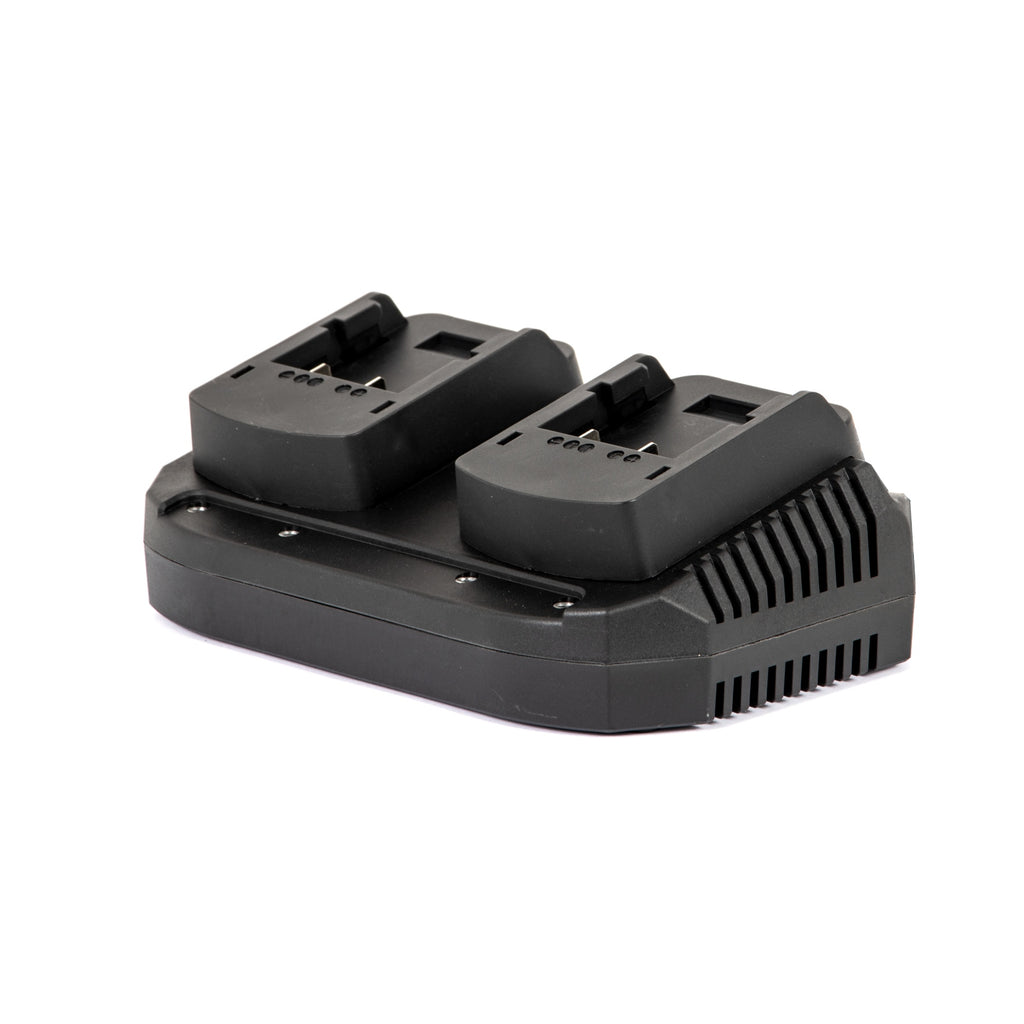 ŁADOWARKA DO AKUMULATORA 20V 2Ah i 4Ah PODWÓJNA KRYSIAK DC20 FOR ALL BRANDS 4garden Faworyt Pro Lider Handy