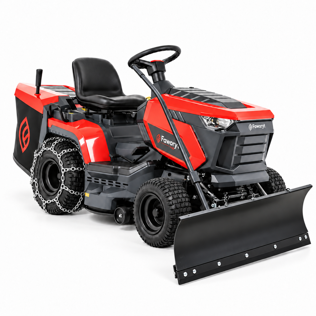 PŁUG DO ŚNIEGU DO TRAKTORKA – 120 CM do traktorków: AL-KO | Cub Cadet | Stiga | Husqvarna | Faworyt