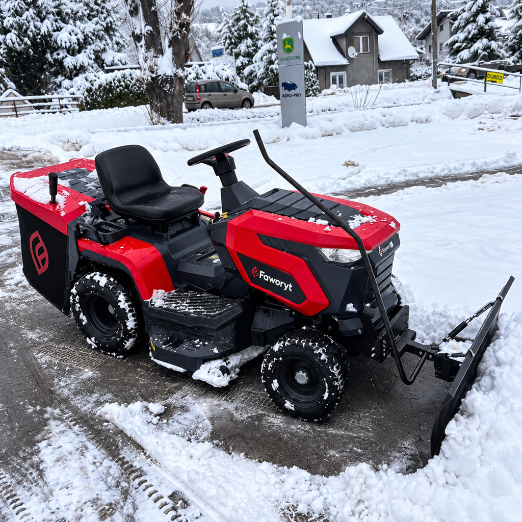 PŁUG DO ŚNIEGU DO TRAKTORKA – 120 CM do traktorków: AL-KO | Cub Cadet | Stiga | Husqvarna | Faworyt