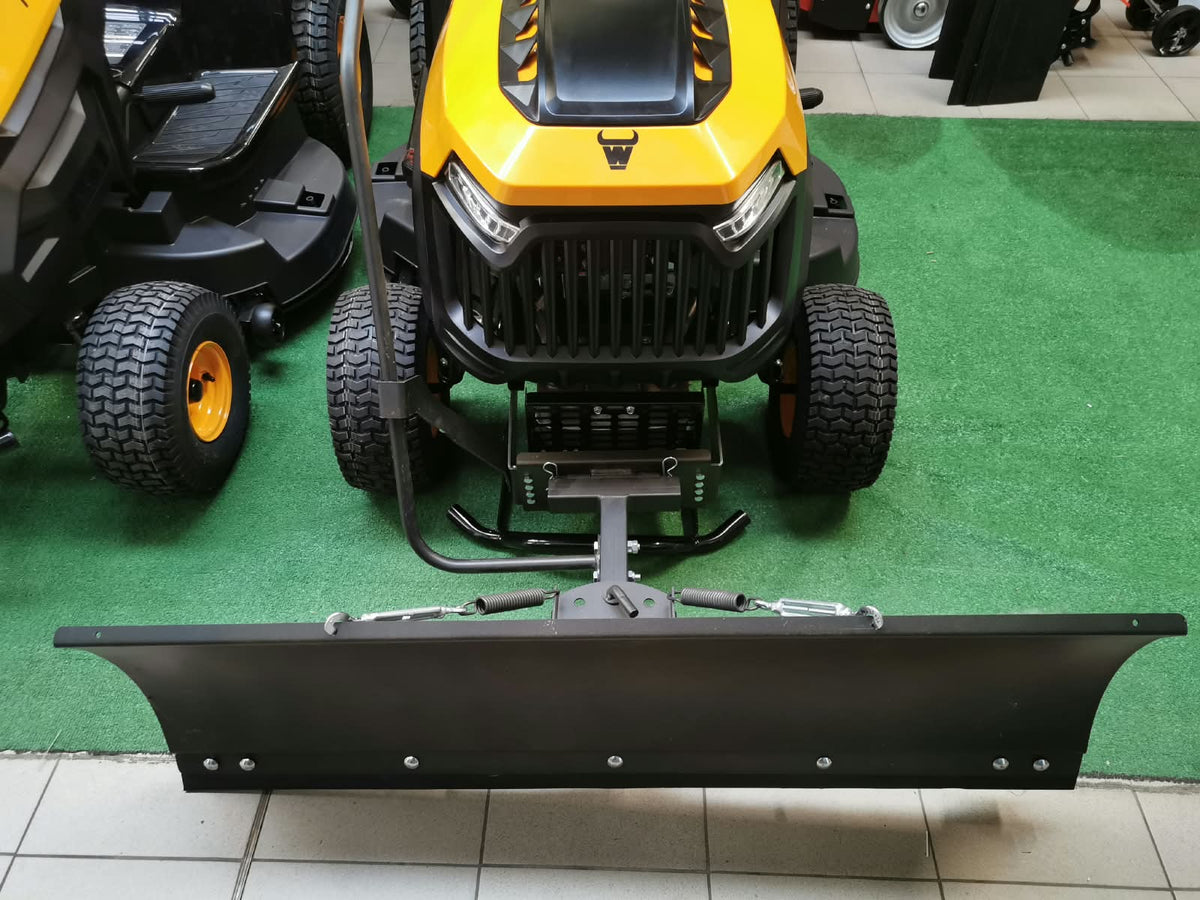 PŁUG DO ŚNIEGU DO TRAKTORKA – 120 CM do traktorków: AL-KO | Cub Cadet | Stiga | Husqvarna | Faworyt