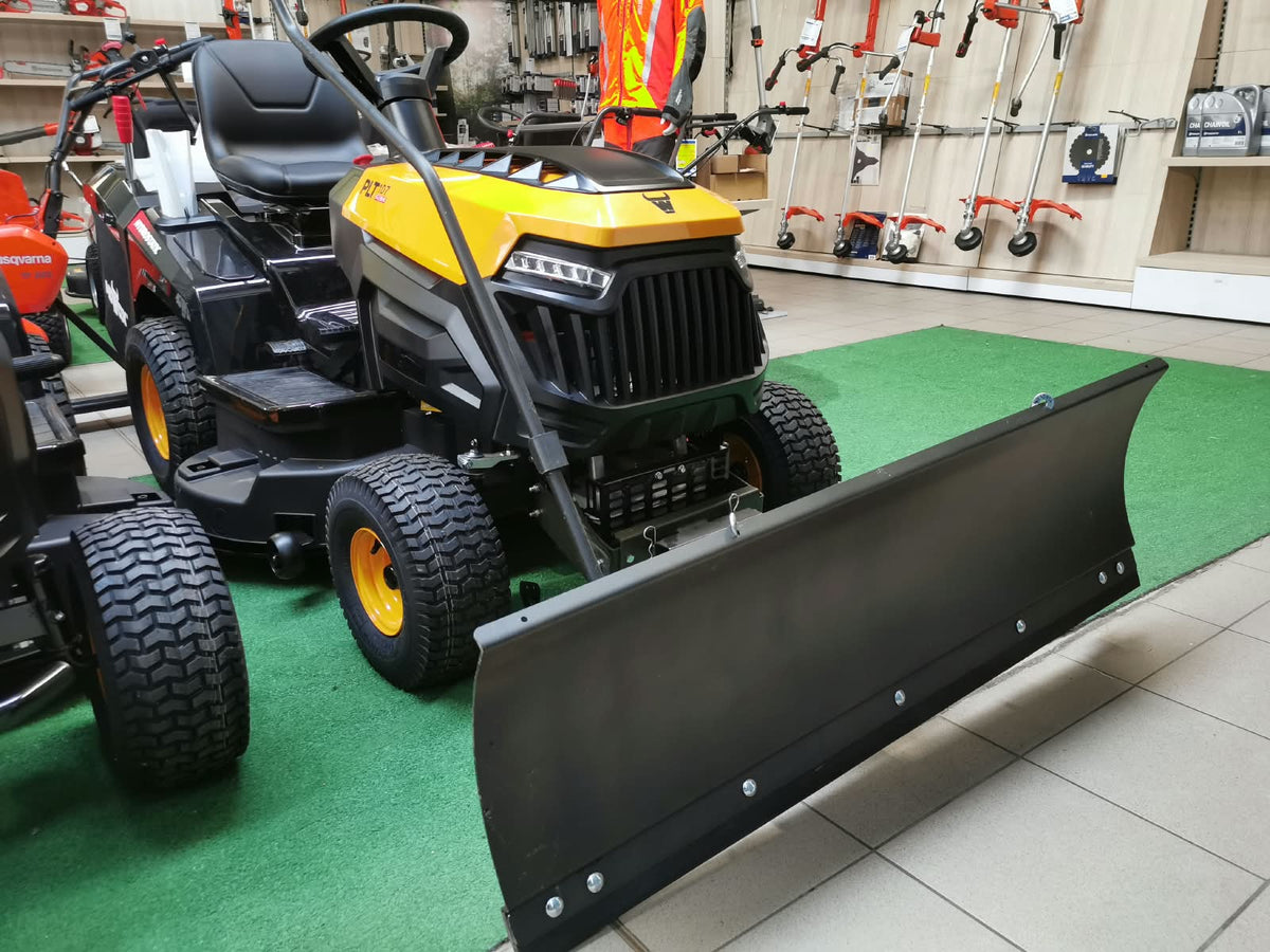 PŁUG DO ŚNIEGU DO TRAKTORKA – 120 CM do traktorków: AL-KO | Cub Cadet | Stiga | Husqvarna | Faworyt