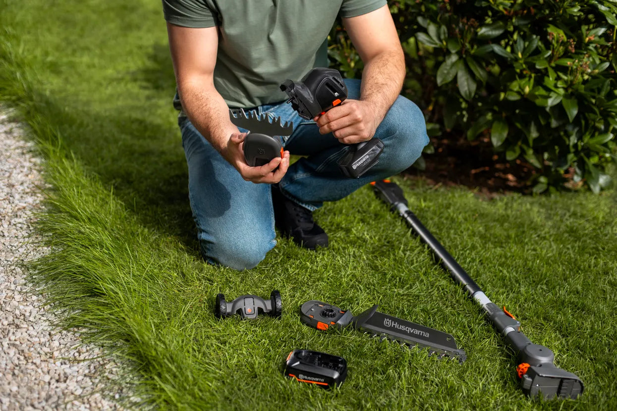 Husqvarna Aspire™ S20-P4A + wysięgnik Aspire™ P4A z akumulatorem i ładowarką